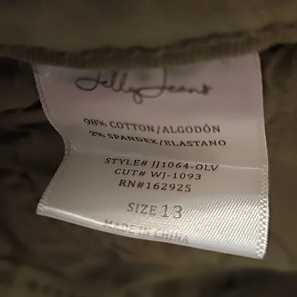 Jelly Jeans Women stretchy olive jeans - Picture 5 of 5